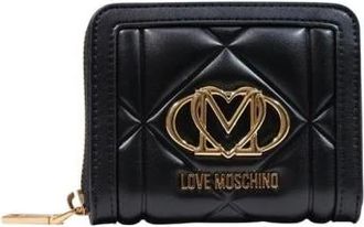 Love Moschino Cartera con cremallera y logo acolchado - Accessories - Mujer - Negro - ONE SIZE