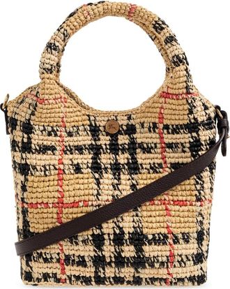 Burberry Margate Mini Tas - Dames - Handtassen - Beige - ONE Size - Leer - Tassen