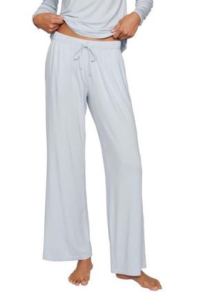 Eberjey Gisele Stretch Modal Pajama Pants in Ice Blue at Nordstrom, Size X-Small