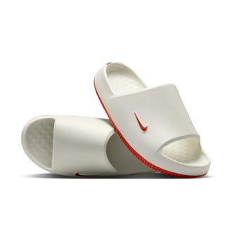 Nike Mens Calm (Clemson) College Slides in White | IM3247-100