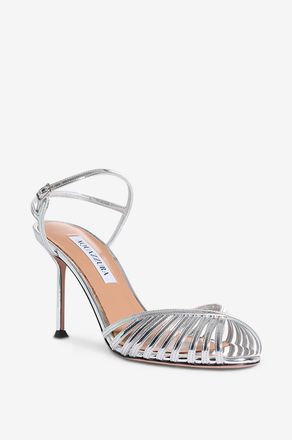 Aquazzura Pumps mit Stilettoabsatz aus Leder Hold Me