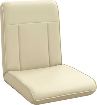vidaXL Sill&oacute;n Ajustable Crema Cuero Sint&eacute;tico Vidaxl