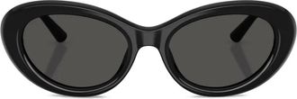 Dolce & Gabbana Eyewear Occhiali da sole ovali - Nero