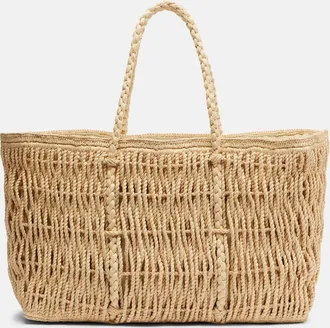 The Row Georgica raffia tote bag