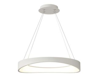 OEM Circulo - L&aacute;mpara Led Moderna De Anillo Blanca 52 Cm
