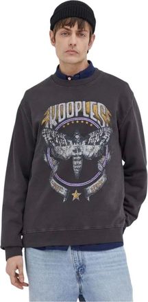 The Kooples Heren, Sweatshirts & Hoodies, Grijs, Maat: S Katoen