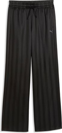 Puma League Wide Leg Pants in Puma Black at Nordstrom, Size X-Small