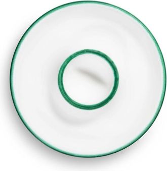Gmundner Keramik Gmundner Keramik - Huevera De Cer&aacute;mica Gmundner Lisa 12 Cm Borde Verde