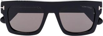 Tom Ford FAUSTO MATTE BLACK SUNGLASSES Size: OS, colour: BLACK