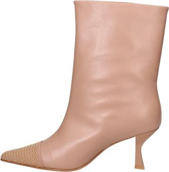 Marc Ellis Heeled Boots - Dames - Laarzen met Hak - Roze - 36 EU - Leer - Schoenen