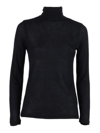 Majestic Filatures Col Roul Manches Longues