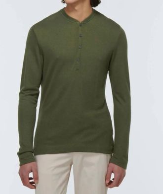 Orlebar Brown Mens Harrison Cashmere Sweater In Forest Night