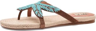 Mia MLE-Athina Womens Sandals Cognac/Turquoise Beads : 8.5 M, Synthetic