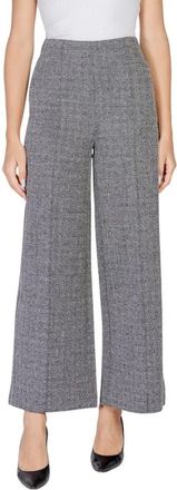 Ichi Ihkate Jacquard 20121602 Palazzo Broek - Dames - Wijde Broeken - Grijs - 2XL - Polyester - Broeken