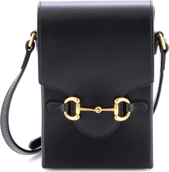 Gucci Horsebit 1955 leren mini-crossbodytas - Zwart