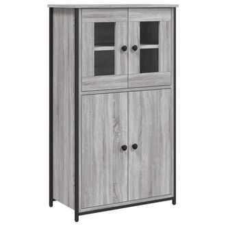 Berkfield Home Highboard Grey Sonoma 62x32x106.5 cm Engineered Wood