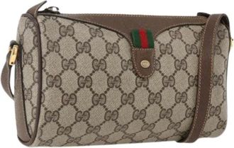 Gucci Pre-owned Cross Body Bags, female, Beige, Size: ONE SIZE Pre-owned Plastic Cross Body Bag