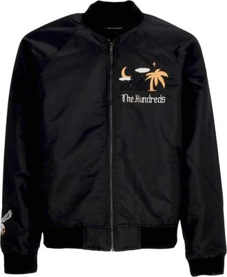 The Hundreds East Souvenir Jacket - Heren - Bomber jackets - Zwart - S - Nylon - Jassen
