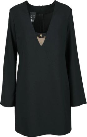 Access Fashion Chique Korte Jurk - Dames - Korte kleedjes - Zwart - M - Polyester - Kleedjes