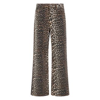 Ganni Wide Jeans, female, Multicolor, Size: W25 Izey Jeans