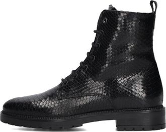 Notre-V Schoenen, Dames, Zwart, 40 EU, Leer, Lace-up Boots