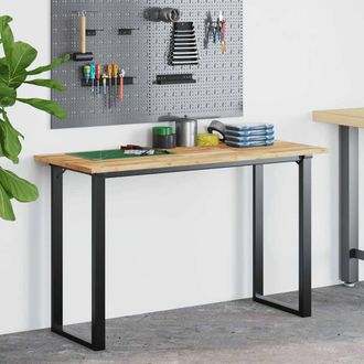 Berkfield Home Versatile Desk Top Oil Finished 160x50x2 cm Solid Wood Acacia in Brown | Size: 160 x 50 x 2 cm