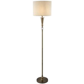 Searchlight Piantana Contemporaneo Oscar Acciaio Ottone 1 Luce E27