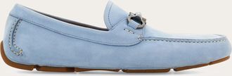 Ferragamo Men Gancini ornament driver Blue Size 10.5