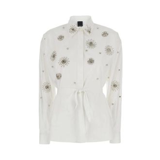 Pinko Shirts, female, White, Size: M Pinko Shirts White