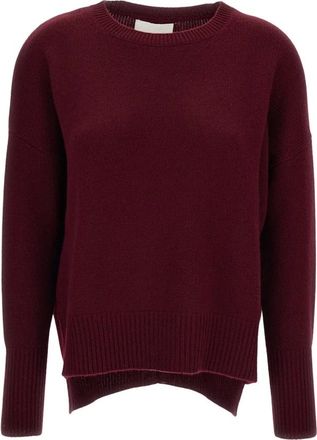 Lisa Yang Crew Neck Jumper - female - Lisa Yang - Cashmere Knitwear - Red - XS - Knitwear