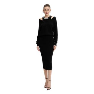 Liu Jo Donna, Abiti, Nero, L, new