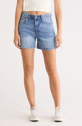 Kensie High Rise Side Slit Denim Shorts in Pippa at Nordstrom Rack, Size 10