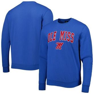 Colosseum Mens Colosseum Powder Blue Ole Miss Rebels Arch & Logo Pullover Sweatshirt at Nordstrom, Size Medium