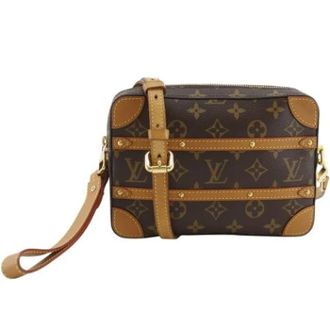 Louis Vuitton Pre-owned Vintage Monogram Schoudertas - Dames - Pre-owned - Bruin - Maat: ONE Size
