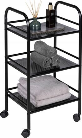 WENKO Carrito Con Ruedas Wenko Negro 41 Cm X 75 Cm X 32 Cm