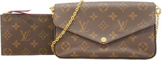 Louis Vuitton Brown Chain/Shoulder Wallet (Pre-Owned)