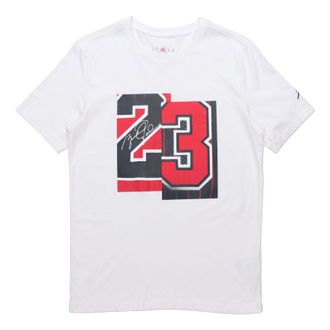 Nike Jordan Air Jordan Basketball Sports Round Neck Short Sleeve White CZ2349-100