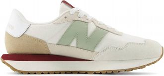 New Balance Womens 327 Retro Style Shoes In White/green