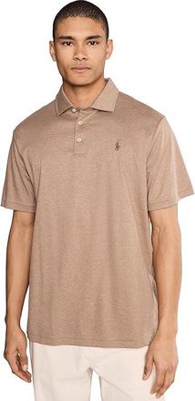Polo Ralph Lauren Classic Fit Soft Cotton Polo Shirt Mens Clothing Brown : 2XL