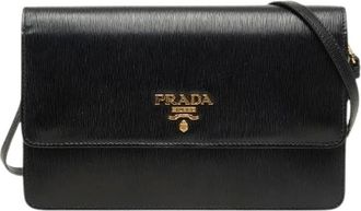 Prada Pre-owned Vitello Move Shoulder Bag - - Pre-owned - Donna - Nero - ONE SIZE