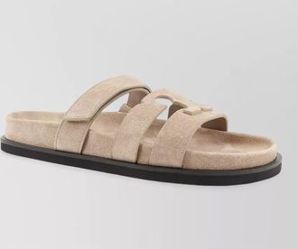 Tory Burch ines leather sandals double strap