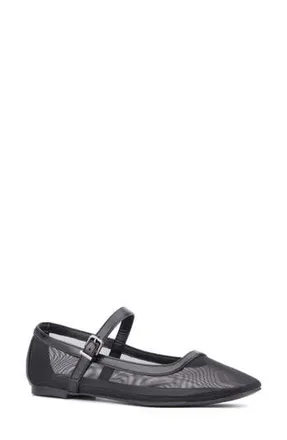 New York & Company Page 2 Mary Jane Ballet Flat in Black at Nordstrom Rack, Size 10
