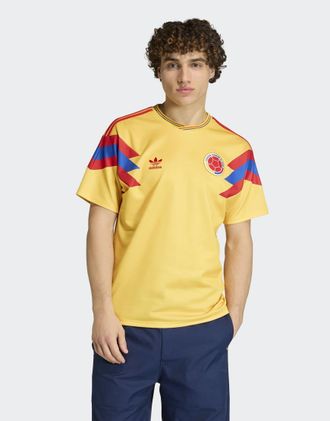 adidas adidas Performance - Colombia 1990 - Maglia da trasferta color oro acceso