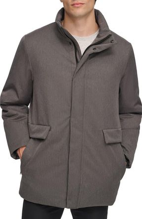 DKNY Zip Front Jacket in Grey at Nordstrom Rack, Size Xx-Large