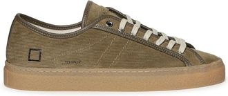 D.A.T.E. Sneakers - Heren - Sneakers - Groen - 40 EU - Katoen - Schoenen