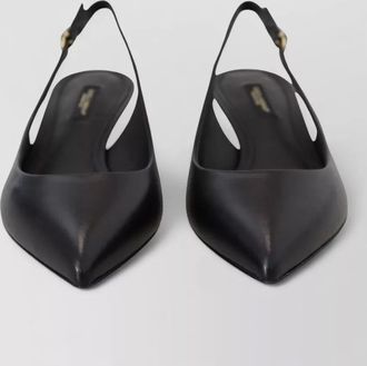 Dolce & Gabbana leather slingback sandals