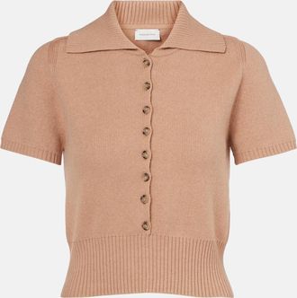 Magda Butrym Top in maglia di misto cotone