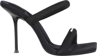 Alexander Wang Julie Tubular Webbing Sandal - Dames - Muiltjes - Zwart - 36 EU - Schoenen