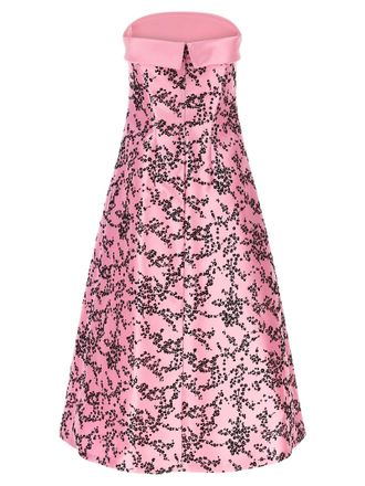 Alberta Ferretti Womens Multicolor Polyester Midi Dress