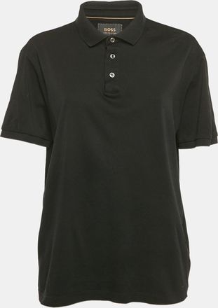 HUGO BOSS Boss By Hugo Boss Black Jersey Polo T-Shirt